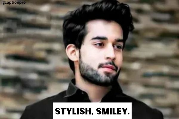 Short Captions For Handsome Boy One Word  