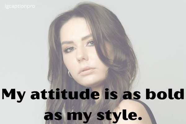 Attitude Captions For Instagram