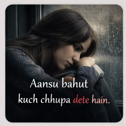 sad truth girl shayari dp