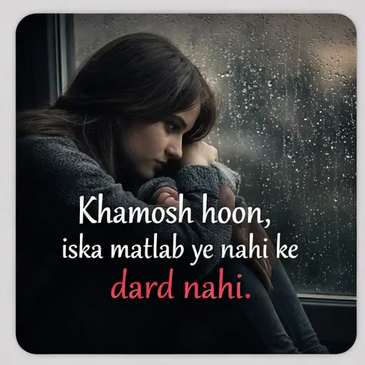 truth girl sad shayari dp