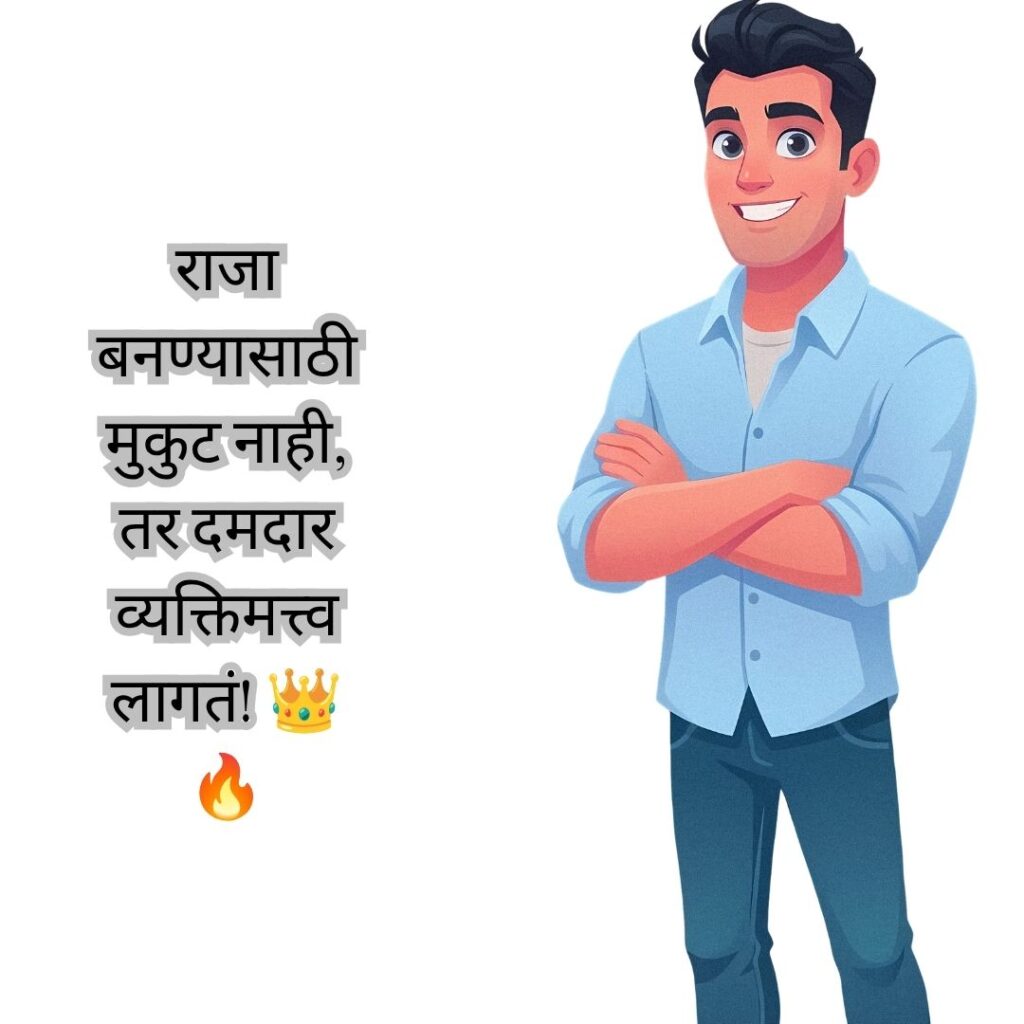 marathi caption for instagram for boy attitude